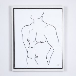 wire on canvas